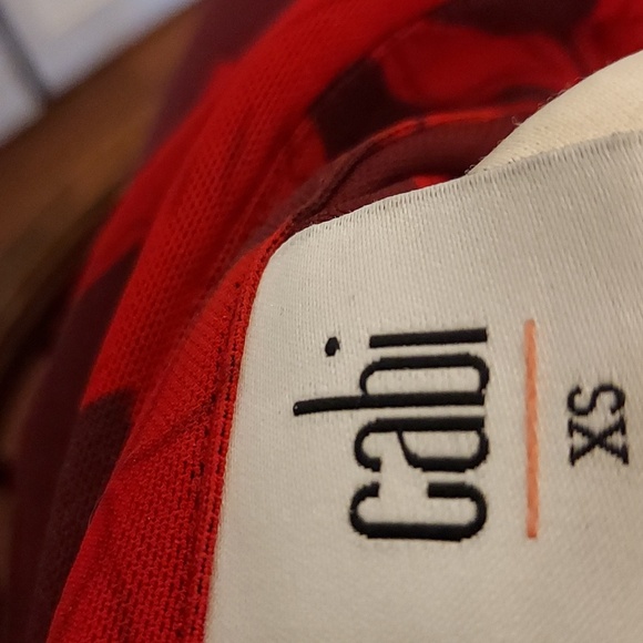 CAbi Red Floral Long Sleeve Dress - Picture 8 of 8